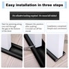 GGIJ 2Pcs Double Door Draft Stopper, Draft Stopper for Bottom