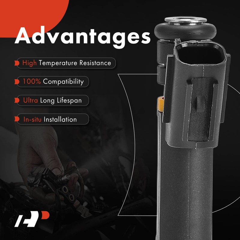 A-Premium Set of 4 Fuel Injectors Compatible with Nissan Versa