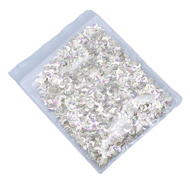 Crescent Moon Rhinestone Flatback Nail Art Jewelry Glittering Secure Fit