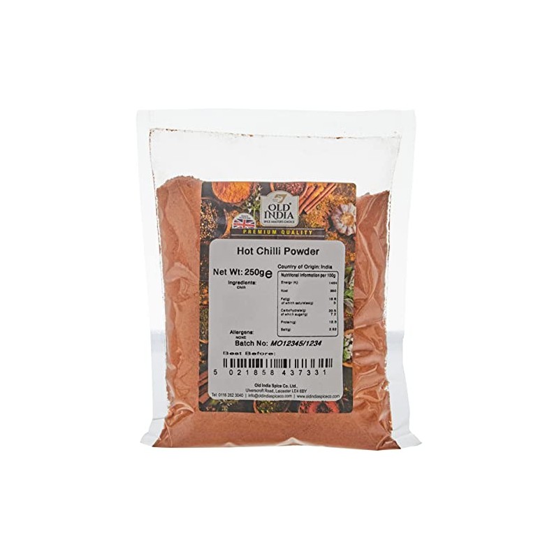 Old India Hot Chilli Powder 250g