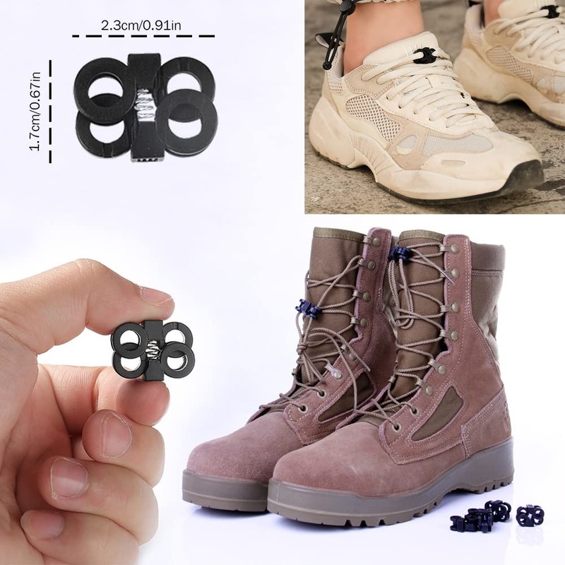 48PCS Tactical Gear Clip Set Molle Webbing Attachments for Backpack