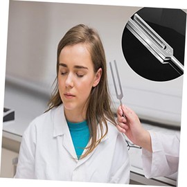 FUNOMOCYA Clinical Tuning Fork 512hz Aluminum Alloy Tuning Fork with Hammer for Hearing Evaluation Audio Testing