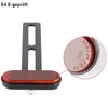 evermotor Universal Mini Motorcycle E4 Reflector Rear Narrow Red with