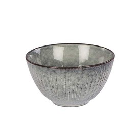 Broste Copenhagen Schüssel Nordic Sea, Keramik Graublau 15 cm