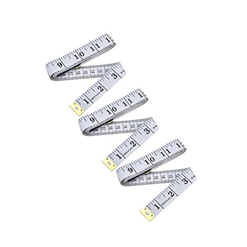 NAHANCO 60” Measuring Tape for Sewing, White