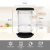 SOPHICO Pickle and Olives Jar Container with Strainer Flip, Leak-proof