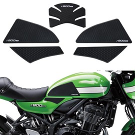 For Kawasaki Z900RS Z900RS SE Z900RS 2018-2021 - 2023 2024 Motorcycle Tank Pad Anti Slip Tank Pad Protective Sticker Side Tank Pad Traction Pad for Z900RS (LOGO Z900RS 5 PCS)