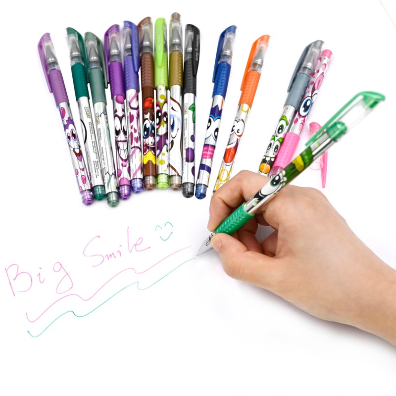 Scentos 24-Pack Scented Metallic Gel Pens for Kids – Non-Toxic
