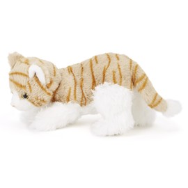 Zappi Co Plush Children's Stuffed Soft Cuddly Plush Toy-Part of Safari Animals Collection, Perfect for Kids (25cm Length) (Ginger Kitten)