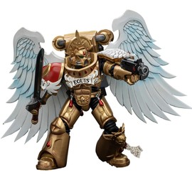 JOYTOY Warhammer 40,000 1/18 Blood Angels Sanguinary Guard with Encarmine Sword 2 Collection Model Birthday Gift 4.8 Inch JT7066