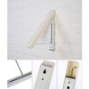 Clothes Hanger Wall Mounted Folding, Laundry Hanger Dryer Rack Retractable,