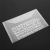 Pack of 30 Transparent Stamp Plastic Storage Bag, Resealable, Envelope