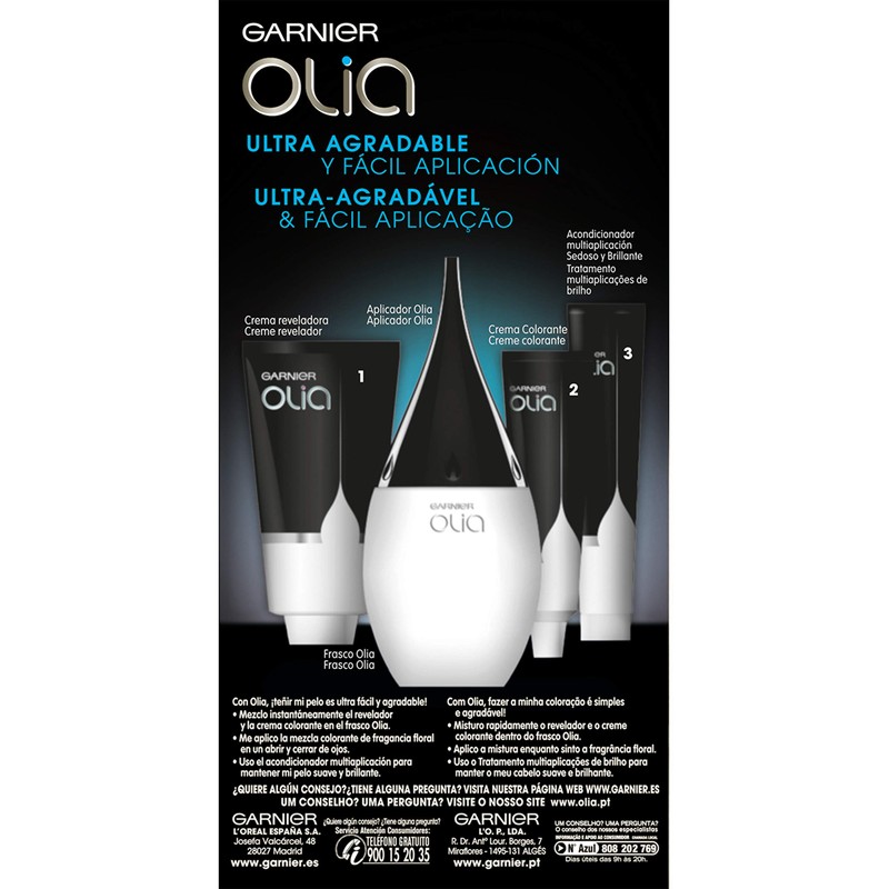 Garnier Olia Coloración Permanent Sin Amoniaco Para Un Olor Agradable