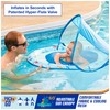 SwimWays Shark Inflatable Sun Canopy for Kids 9-24 Months
