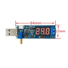 USB Buck Boost Converter 3.5V-12V to 1.2V-24V DC-DC Step Up Step Down Power Supply Module Voltage Regulator 5V to 3.3V 9V 12V 18V 24V