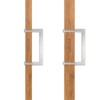 sourcing map 5 Pack Square Bar Drawer Handles, 4 Inch