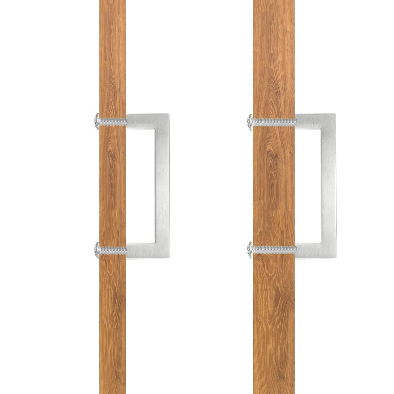 sourcing map 5 Pack Square Bar Drawer Handles, 4 Inch