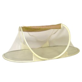 I Frogee Cream/Pink Floral Brocade Pop-Up Tent