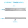 32 Inch Removable Cover Linear Shower Drain 304 Stainless Steel