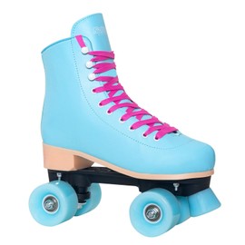 Nattork Roller Skates for Women Outdoor Indoor Four-Wheel Fun Fashionable Roller Skates for Men Girls Boys Teal