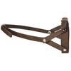 Adjustable Leather Loop Bite Bark Control Easy Fit Muzzle Brown.