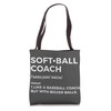 Softball Coach Definition Gift - Funny Softball Coach Gift Tote