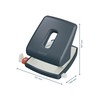 Leitz Hole Punch, 30 Sheet Capacity, Cosy Range, Velvet Grey,