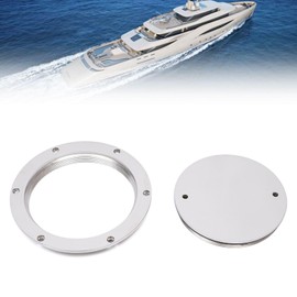 WETUSSEX 6" Boat Deck Cover Marine Inspection Hatch Deck Plate Access & Lid, 316 Stainless Steel Boat Deck Plate Marine Grade Inspection Port for Yacht Ship Boat