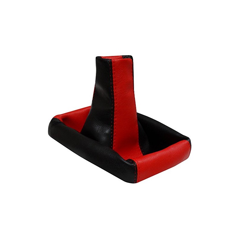 AERZETIX - Gear shift gaiter of faux leather. Color: Red