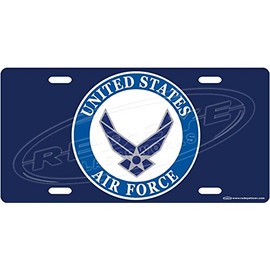 United States Air Force License Plate Tag from Redeye Laserworks
