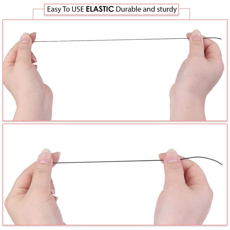 WedDecor 2MM Round Elastic Cord, for Sewing Mask Elastic Band,