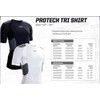 Schutt ProTech Youth All-in-One Football Padded Compression Shirt with Integrated
