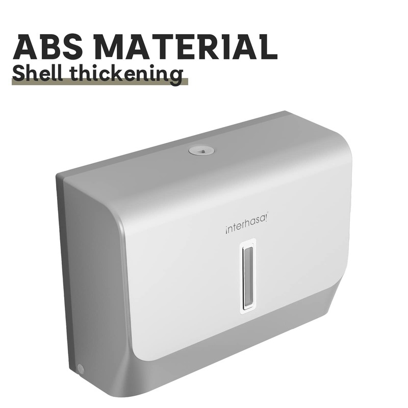 interhasa! Commercial Paper Towel Dispenser Wall Mounted C-fold Hand Towel