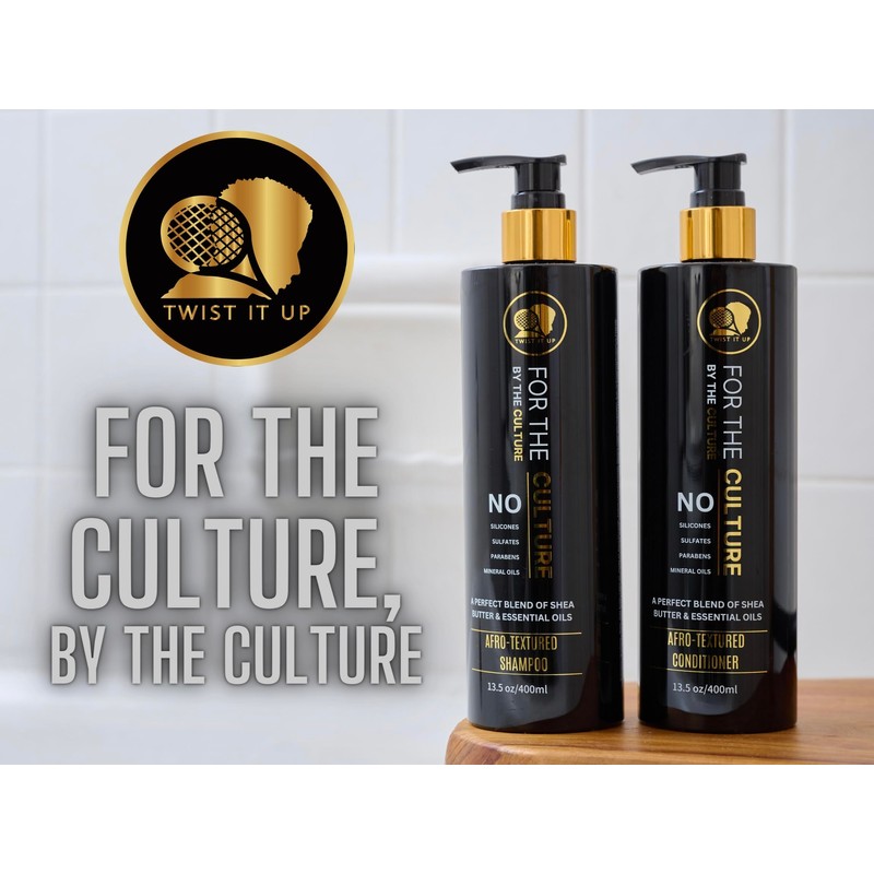 Twist It Up New Gold Standard Shampoo & Conditioner Set,
