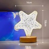 Table Lamp 3W Remote Control Warm Light Exquisite Look Timing
