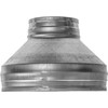 200 x 80mm Duct Reducer with Rubber Gasket Round Reducer