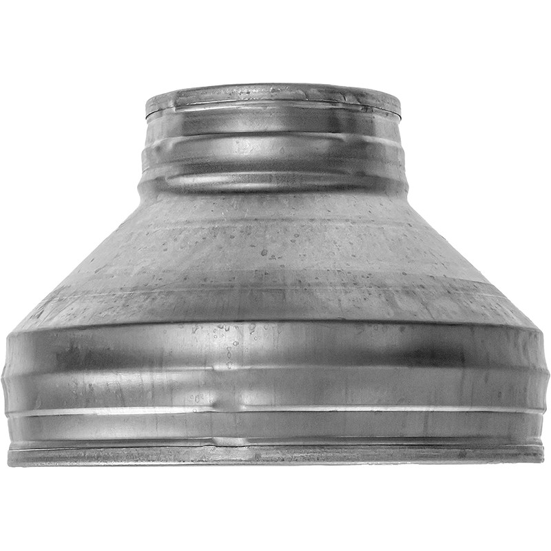 200 x 80mm Duct Reducer with Rubber Gasket Round Reducer