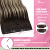 YoungSee Wire Hair Extensions Human Hair Balayage Fish Line Human