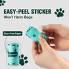 Dog Poop Bags Rolls with Handles, 18 Rolls 216 Counts,