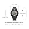 Women Men Digital Waterproof Sports Watch Surfing Watch Multifunctional Watch