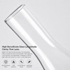 GXFCCYXT 3 Inch by 10 Inch Clear Oil Lamp Chimney
