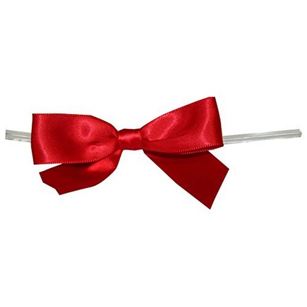Reliant Ribbon 5170-06505-3X2 Satin Twist Tie Bows - Large Bows,