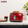 Haden Dorset 2 Slice Wide Slot Stainless Steel Toaster with