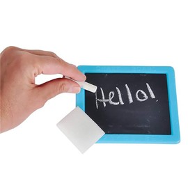 Neon Chalkboard Set Includes Board, Chalk, and Eraser, Educational Learning, Kids Prizes, Prize Giveaways, Party Favors - Assorted Colors (Single)