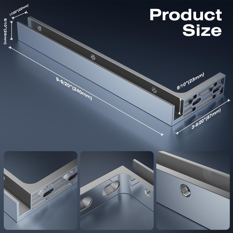 Heavy Duty Fixed Glass Clamp Support Bracket for Frameless Shower
