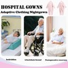 AUSTYLCO Hospital Gowns for Women and Men Tear Away Snap