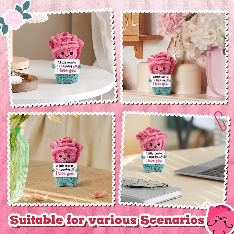 Leebbsin Romantic Rose Gift for Her Him, Couples I Love