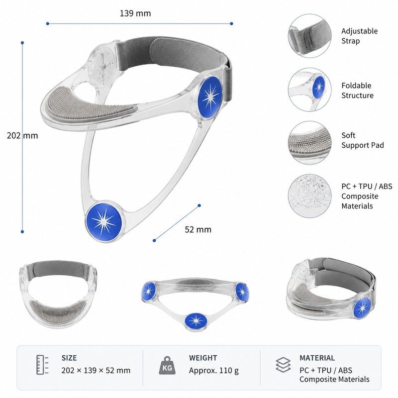 Adjustable Neck Support Brace for Daily Posture Use – Lightweight