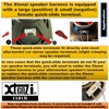 Xtenzi 2 Pair Car Speaker Harness Set Compatible with Ford