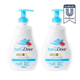 Baby Body Wash 400ml 2pcs Rich Moisture / 베이비 바디워시400ml 2개 리치모이스처